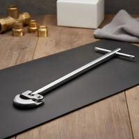 Multi-Functional Adjustable Sink Wrench Labor-Saving Design Long Reach Faucet Wrench High-Carbon Steel T-Handle Basin Spanner Non-Slip Grip for DIY Enthusiasts, Plumbers, Bathroom, Kitchen