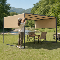 Outdoor Waterproof Windproof Sunshade Canopy for Camping and Picnics