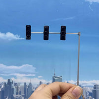 DIY HO Scale Traffic Light Miniature 1:87 Traffic Light Realistic Design 1:87 Model Indicator Easy to Install