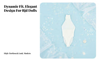High Neck Doll Leotard Non-Staining 1/6 Scale Doll Bodysuit Design Halter Neck Single Piece Swimsuit for Hobbyists, Collection Display