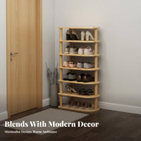 Multi-Tier Shoe Rack Space-Saving Entryway Shoe Storage Large Capacity for Apartment Dwellers, Homeowners, Small Areas, Hallway, Dorm Room