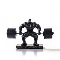 Bodybuilder Figurine Fitness Gym Ornament Masculine Desk Figurine for Bodybuilders