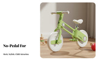 Lightweight Design Balance Bike Shock-Absorbing EVA Tires Kids Balance Bike Adjustable Seat & Handlebars Kids Walking Bike Non-Slip Grips for Beginners, Preschoolers, Outdoor, Indoor, Playground, Backyard