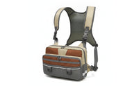 Fishing Chest Bag Multi-Compartment Chest Bag with Harness Breathable Pack for Anglers, Fly Fishermen