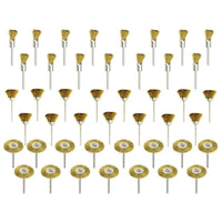 45-Piece Mini Wire Brush Set for Cleaning and Polishing