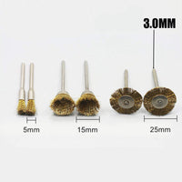45-Piece Mini Wire Brush Set for Cleaning and Polishing