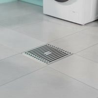 Square Shower Drain 304 Stainless Steel Floor Drain with Anti-Odor Core Rust-Resistant for Washroom, Kitchen
