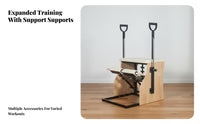 Maple Wood Construction Pilates Ladder Barrel Improves Posture Stretching Stretching Ladder Flexibility Training Wooden Pilates Arc Stable Frame for Beginners, People with Sedentary Lifestyles, Seniors, Gym