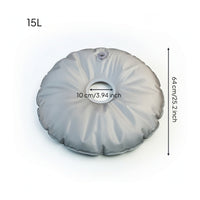 Gray Weighted Umbrella Base Bag Outdoor Accessory Valve