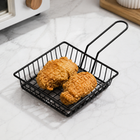 Square Cooling Rack, Rust-Resistant, Carbon Steel Cake Rack with Feet, Non-Stick for Pastries and Cookies