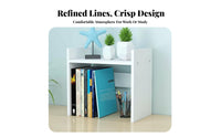 Space-Saving Design H-Shaped Desktop Organizer Multi-Functional Adjustable Desk Shelf Easy Assembly desktop Rack Multiple Combinations for Students, Office Workers, Home Users, Study Room, Bedroom, Countertop