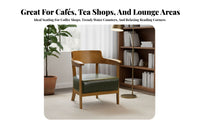 Nordic Design circular table with 2 Chairs Retro design Bistro Set Comfortable Seating Indoor Furnishing paddinged Seats for Cafe Owners, Interior Designers, Homeowners, Milk Tea Shop, Reception Room, Lounge Area, Balcony