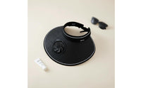 Lightweight USB Charging Fan Visor Breathable Fan Sun Visor Wide Brim Headwear for Beach, Gardening
