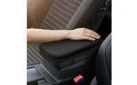 Comfortable Car Center Armrest Box Cushion Padded Car Center Console Cover Soft Armrest Cushion with Elastic Strap Supportive for Drivers, Commuters