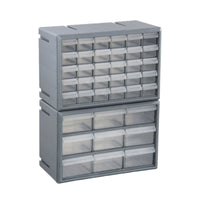 Translucent Fronts 39-Drawer Cabinet Clear Drawers 39 Drawer Organizer
