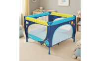 Sturdy Baby Playpen with Mat Portable Foldable Playpen with Storage Bag Padded Furniture Soft for Toddlers