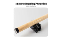 2 Pieces Double-Wheel Design Pool Cue Straightness Checker High-Speed Rotation Billiard Cue Straightness Tester Low Friction for Game Room