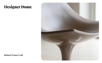 Dome-Shaped Dome Chair Light Luxury Upholstered Armchair Nordic Inspired Crafted Aesthetic for Interior Designers