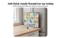 Early Education Stickable Alphabet and Number Toy Educational Stickable Alphabet Set Vibrant Colors for Preschoolers, Refrigerator