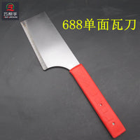 688 Red Handle Single-Sided Brick Trowel for Masonry and Construction