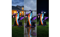 Two-Headed Dragon Inflatable Halloween Inflatable Dragon Easy Setup Decoration for Lawn, Porch