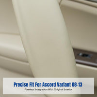 8th Generation Accord Door Armrest Leather Panel, 2008-2013 Interior Handle Cover, Multiple Colors, Custom Fit