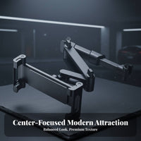 Car Headrest Tablet Mount Stable Support Car Rear Seat Tablet Holder Adjustable Headrest Mount 360° Rotation for Family, Travel
