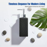 Luxury Glass Dispenser Bottle, Pump for Hand Soap, Shower Gel, Shampoo, Lotion, Bathroom, Sample Room