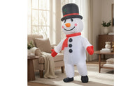 Inflatable Snowman Costume Unisex Inflatable Snowman Costume Tear-Resistant for Adults, Holiday Processions