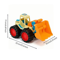 Sandbox Playset with Construction Vehicles Plastic Beach Sand Toys Toy Truck with Scoop Molded Sand Play Set Bright for Children