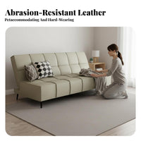 Checkerboard Pattern Checkered Futon Bed Multi-Functional Sleeper Sofa Foldable transformable Couch Space-Saving for Apartment Dwellers, Young Adults, Homeowners, Small Spaces, Bedroom, Home Office