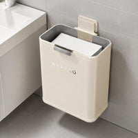 Cabinet Door Trash Can Space Saving Hanging Trash Can Easy to Install Suspended Waste Bin