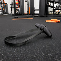 2 Pieces Curved Handle with Strap Non-Slip Rowing Handle with Strap Heavy Duty