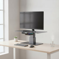 Display Stand with Docking Station Ergonomic Electric Display Stand Quiet Electric Desk Riser for Professionals, Gaming Aficionados