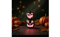 Pumpkin Night Light Festive Pumpkin Table Lamp Ambient Ornament for Autumn, Party