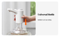 Automatic Bottled Water Dispenser Electric Water Jug Pump Food Grade Material Kitchen Appliance for Families, Students, Home, Dormitory