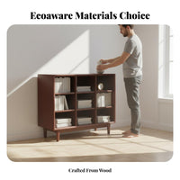 Large Capacity Tall Openrear bookshelf Minimalist Aesthetic Multi-Tier Open Shelf Sturdy and Stable bookshelf Space-Saving for Book Lovers, Homeowners, Office Workers, Study Room, Bedroom, Small Spaces