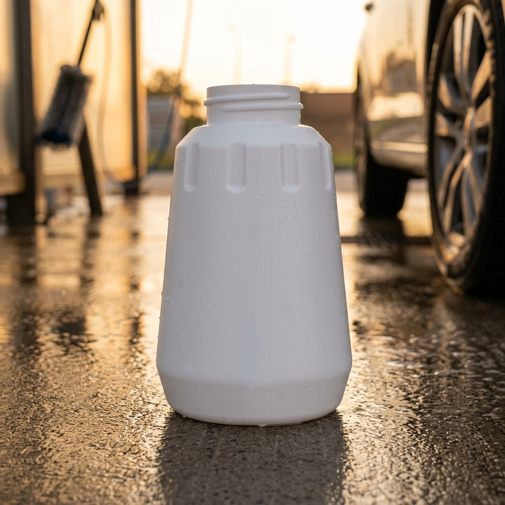 Spray Bottle for Car Wash and Pump Sprayer Use, Car Pre Wash Snow Foam 1L Bottle with Easy Grip Handle, Large Mouth Foam Spray Design, 4 Pack