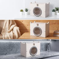 Pet Cooling House Hard-Shell Cooling Shelter with Display Compact for Small Pets