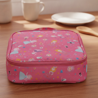 Cartoon Insulated Lunch Bag for Women and Kids, Large Capacity Portable Thermal Bento Tote for Work School Picnic