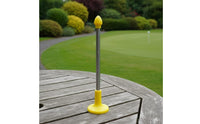 Golf Club Alignment Tool with Base Portable Golf Alignment Rod for Driving Range
