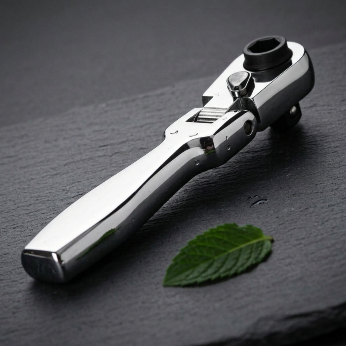 Compact Design Mini Double Head Ratchet Reversible Mini Ratchet Wrench Chrome Vanadium Steel Double Drive Bit Socket Wrench 5-Degree Swing Arc for DIY Enthusiasts, Technicians, Tight Areas, Home Repair, Car Maintenance, Furniture Assembly