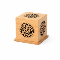 Wooden Incense Box Natural Finish Ash Catcher Decorative for Meditation