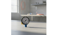 Inline Spray Regulator with Gauge Analog Air Regulator with Gauge Compact Knurled for Painters, Workshops