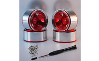 Aluminum Alloy Wheel Model Authentic Realism Screw Nuts Silvery for RC Collectors
