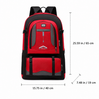 Hiking Backpack for Men Large 36-55L Waterproof Nylon Travel Camping Daypack