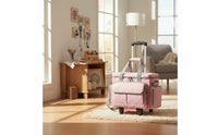Rolling Stitching Device Bag Wheeled Stitching Device Case with Wheels Portable Trolley Tote Bag with Wheels for Quilters, Crafters, Craft Rooms