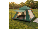 Quick-Open Square Camping Tent Mesh Side Openings Freestanding Tent 210D Oxford Material Instant Gazebo Wind Ropes