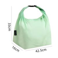 Lightweight Waterproof Storage Bag Large Capacity Nylon Bag with Carry Handle Sturdy Multi-Purpose for Students