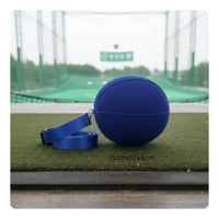 Golf Swing Training Ball Portable Inflatable Ball with Strap Compact Equipment for Golfers, Training Exercise